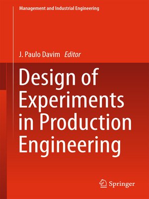 cover image of Design of Experiments in Production Engineering
